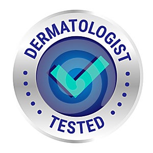 Dermatologist recommended vector icon template design