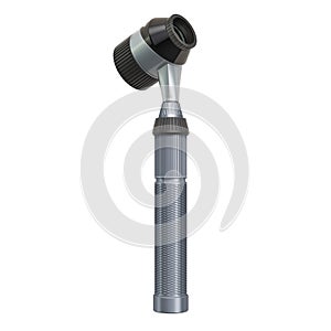 Dermatoscope closeup, 3D rendering