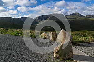 Derryveagh Mountains in Donegal, Co. Donegal, Ireland