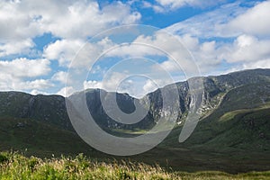 Derryveagh Mountains in Donegal, Co. Donegal, Ireland