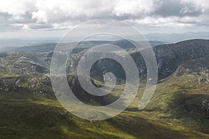 Derryveagh Mountains in Donegal, Co. Donegal, Ireland