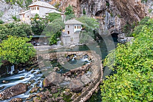 Dervish house in old town Blagaj, Bosnia and Herzegovina