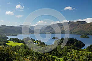 Derwent Water from Castlehead viewpoint