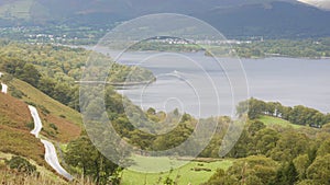 Derwent water from Catbells. UK