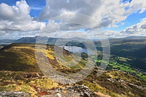 Derwent Water and Keswick from High Spy