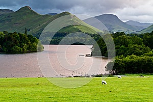 Derwent Water Lake District England