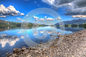 Derwent Water Lake District National Park Cumbria England uk