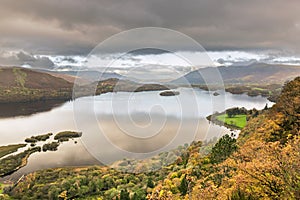 Derwent Water Vista from Surrounding Hill