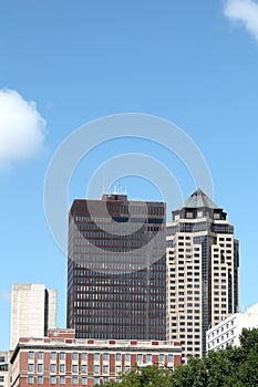 Des Moines Iowa Skyline