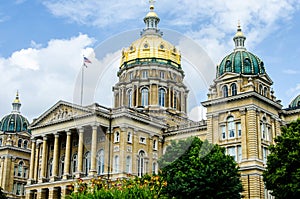 Des Moines Iowa State Capitol