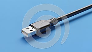 Close-up of a USB Cable Connector