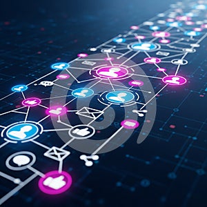Digital Network of People and Connections