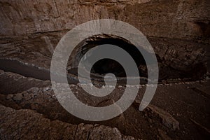 Descending Into Carlsbad Caverns