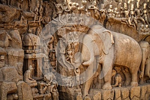 Descent of the Ganges, Mahabalipuram, Tamil Nadu, India