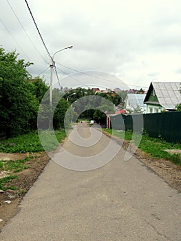 Descent to the river in Lobnya