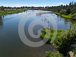 Deschutes River in Bend in Central Oregon