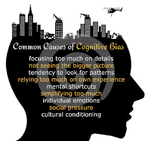 Cognitive bias causes photo