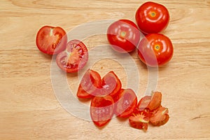 Deseed tomatoes