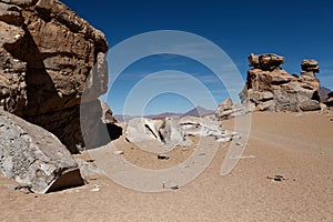 Desert areas of Altiplano Boliviano in 2015
