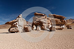 Desert areas of Altiplano Boliviano in 2015