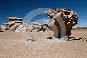 Desert areas of Altiplano Boliviano in 2015