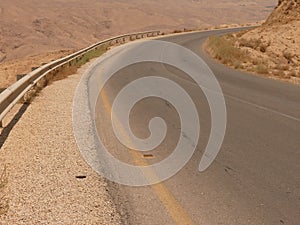 Desert asphalt highway