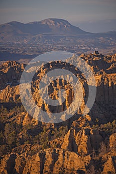 Desert Badlands Landscape