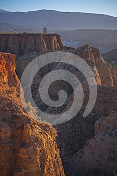 Desert Badlands Landscape