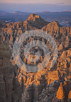 Desert Badlands Landscape