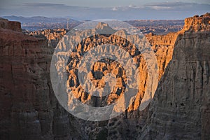 Desert Badlands Landscape