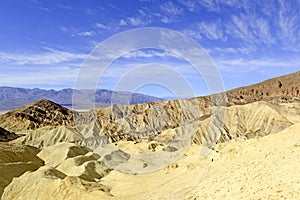 Desert Badlands Landscape, Death Valley, National Park