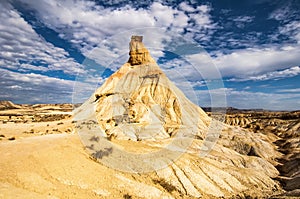 Desert of the Bardenas Reales in Navarre photo