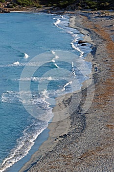 desert beache in Agriates coast photo