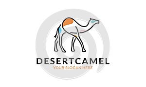 Desert Camel Logo Template