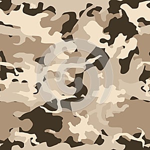Desert camouflage fabric