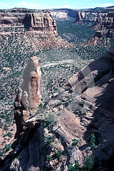 Desert Canyon Overlook Colorado National Monument