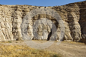 Desert canyon of Wadi Kelt