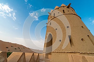 Desert Castle in the Liwa Oasis in the Emirate of Abu Dhabi, United Arab Emirates