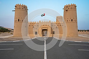 Desert Castle in the Liwa Oasis in the Emirate of Abu Dhabi, United Arab Emirates