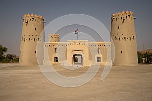 Desert Castle in the Liwa Oasis in the Emirate of Abu Dhabi, United Arab Emirates