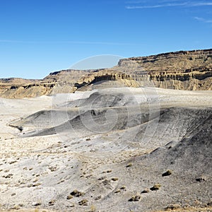 Desert cliffs in Cottonwood Canyon, Utah. photo