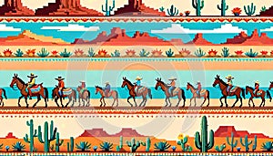 Desert country livestock saddle blanket travel red cliff wall art