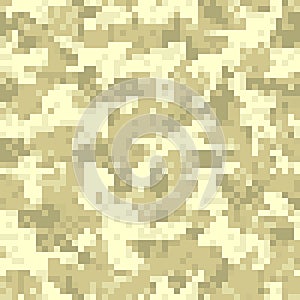 Desert digit camouflage seamless pattern