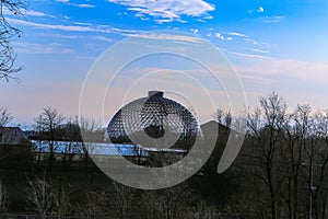 The desert dome at Henry Doorly Zoo Omaha Nebraska.