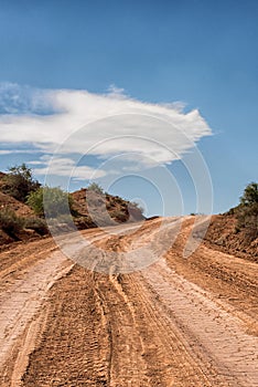 Desert drit road, Utah