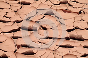 Desert dry soil pattern