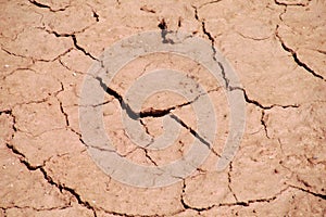 Desert dry soil pattern