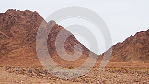 Desert in Egypt, Sand and Mountains