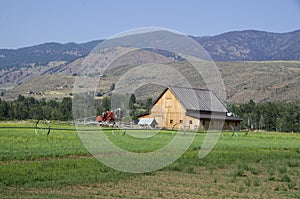 Desert farm house