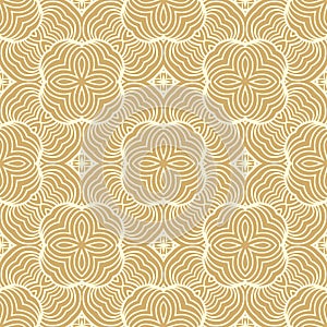 Desert flower seamless pattern background in desert brown and cream tone